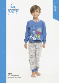 BOY'S PAJAMA M/L P20021 Tellini S.r.l. Wholesale Clothing